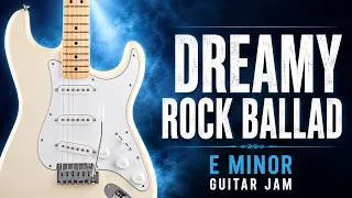 Thumbnail: Dreamy Emotional Rock Ballad Backing Track in E Minor | Guitar Jam