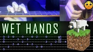 Thumbnail: How to play Minecraft 'Wet Hands' theme | Guitar Tutorial [TABS] Fingerstyle