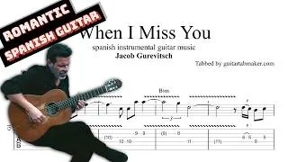 Thumbnail: Jacob Gurevitsch - When I Miss You TAB guitar sheet music