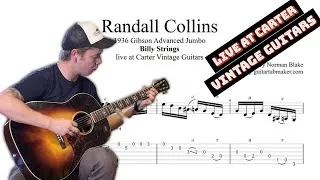 Thumbnail: Billy Strings - 1936 Gibson Advanced Jumbo guitar demo TAB (PDF + Guitar Pro)
