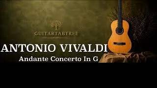 Thumbnail: ANTONIO VIVALDI - ANDANTE CONCERTO IN G | FREE TAB