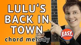 Thumbnail: Lulu's Back In Town - EASY JAZZ Guitar Lesson (Chord Melody)