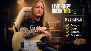 Thumbnail: The Live Performance Checklist Every Guitarist Needs