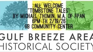 Thumbnail: GBAHS FEBRUARY 19, 2026 GM MEETING PROGRAM-part2: “Tombstone Tales“ by FPAN's Michael Thomin, M.A. 