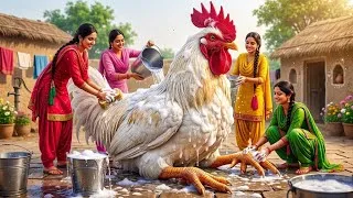 Thumbnail: 🍗🤯 चार बहनों का सबसे बड़ा तंदूरी चिकन Challenge! 1000 लोगों को खिलाया 😱🔥