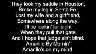 Thumbnail: Amarillo by morning lyrics