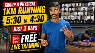 Thumbnail: Group D Physical 1KM Timing Not Improving? Join Our FREE 3 Days Live Training 