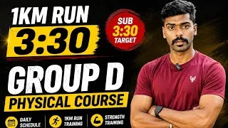 Thumbnail: Group D Physical Online Course | 1km Sub 3:30 | Join Now 