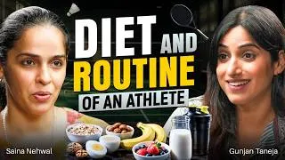 Thumbnail: Diet, Workout, Morning Routine of India’s Top Athlete | Saina Nehwal with GunjanShouts