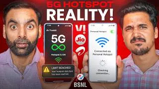 Thumbnail: I Tested the 300GB Hotspot Limit on Jio, Airtel, Vi & BSNL 😱