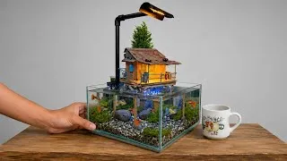 Thumbnail: DIY Guppy Fish Aquarium | Miniature Floating House from Ice Cream Sticks