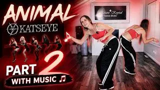 Thumbnail: KATSEYE "ANIMAL" Dance Tutorial Part 2 | Practice with Music