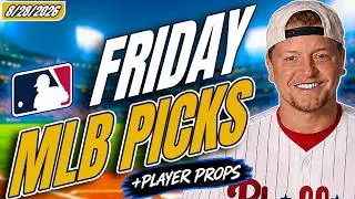 Thumbnail: MLB Picks Today 8/28/2026 | MLB Best Bets, Predictions, and Player Props Friday August 28 2026!