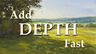Thumbnail: Make your Watercolour Landscapes Glow (Simple Light & Dark Trick)