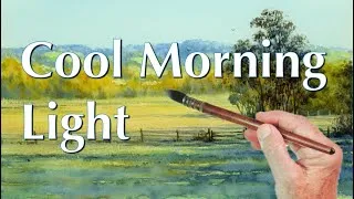Thumbnail: How to Paint Cool Morning Light in Watercolour | Blues & Yellows Only