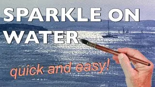 Thumbnail: Paint Light on Water the Easy Way | Beginner watercolour