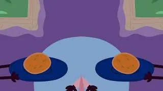 Thumbnail: 🍪☕ GINGERBREAD & COFFEE! | Ben & Holly | feat. Gamavision Csupo Effects