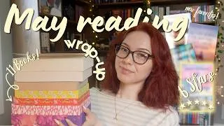 Thumbnail: May Reading Wrap-Up 🌷📖 (new favorites, disappointments, 6-stars ⭐️)