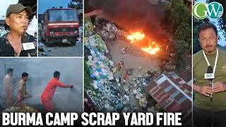 Thumbnail: FIRE BREAKS OUT AT SCRAP YARD IN UNITED NORTH BLOCK ‘A’ BURMA CAMP, DMP