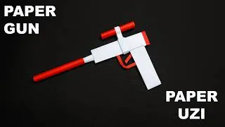 Thumbnail: How to make a Paper UZI gun  | DIY Paper Gun | Step-by-Step Paper Craft