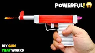 Thumbnail: How to Make a Paper Gun That Shoots 🔥 Easy DIY Tutorial (Step by Step)