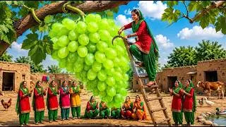 Thumbnail: 🍇 Giant Orange Grapes Festival In Village 😍✨ #Grapes #Village @truehistory-n3i