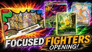 Thumbnail: I Opened the NEW Ascended Heroes Focused Fighters Box...W or L?! 😱