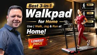 Thumbnail: 🔥 Best 3-in-1 Walkpad Under Budget! | Walk, Jog & Run at Home 🏃‍♂️ | GYM24