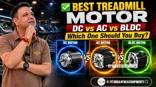 Thumbnail:     DC vs AC vs BLDC Treadmill Motor 🔥 Kaun Hai Asli King? 2026 me Konsa Hai Best #gym24equipments 