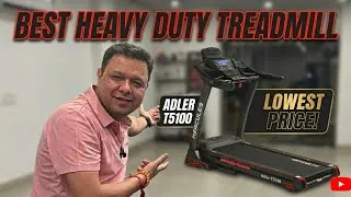 Thumbnail: Best Heavy Duty Treadmill Low Price 💪 | Big Size Running Machine | Knee Friendly Shock Absorption 