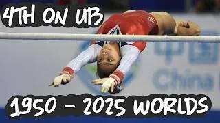 Thumbnail: 1950 - 2025 All Uneven Bars 4th Finishers - World Gymnastics Championships
