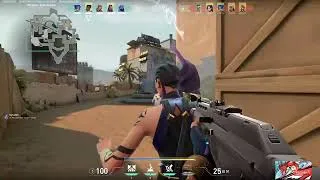 Thumbnail: Amazing gameplay with Neon in random lobby - Valorant Competitive