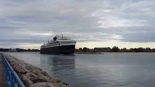 Thumbnail: SS Badger leaving Ludington 6.27.16