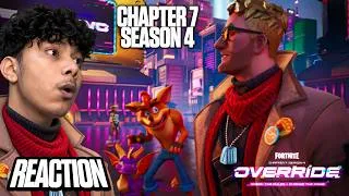 Thumbnail: Reacting to Chapter 7 Season 4: Override Official Trailer