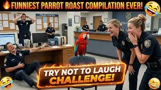 Thumbnail: PARROT vs POLICE — The ROAST Battle That Went WAY Too Far 💀🔥
