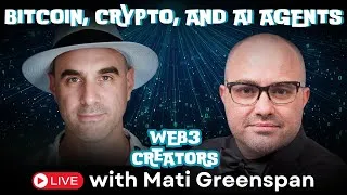 Thumbnail: BITCOIN, CRYPTO, AND AI AGENTS! Live with Mati Greenspan @ The Web3 Creators Podcast 🚀