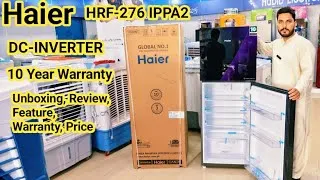 Thumbnail: #Haier  Refrigerator HRF-276 IPPA2 Glass DC-INVERTER #unboxing #features #warranty #bestrefrigerator