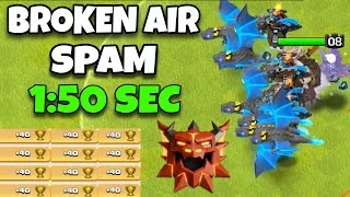 Thumbnail: This Air SPAM is Completely BROKEN in Legend League! Best th18 attack strategy in clash of clans