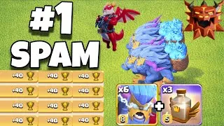 Thumbnail: No Skill Needed! Super Yeti SPAM is BROKEN in Legend League Best th18 attack strategy in coc 