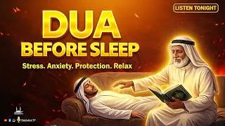 Thumbnail: Dua Before Sleep 🌙 Protection from Evil & Peaceful Night | LISTEN NOW | #habibullahtv