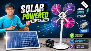 Thumbnail: 4  DC Motor से बनाओ तूफान पंखा 🤯 | How To make Air cooler Fan | hacker jp DC Motor