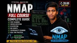 Thumbnail: NMAP FULL COURSE | TELUGU | HACKETHOS4U |