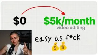 Thumbnail: $5K/mo with video editing is easy, actually.