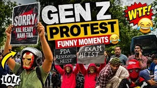 Thumbnail: GEN Z Protest Funny Moments 🤣 | Iron Man, Spider-Man & Hilarious Protest  😂 | Viral India Protest