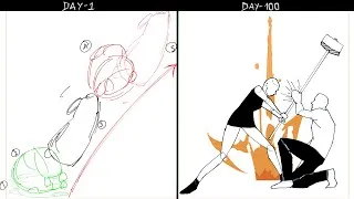 Thumbnail: Making animation every day for 100 days!