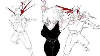 Thumbnail: |Maki slaying scene from jjk se-3| Learning Animation - Week 26