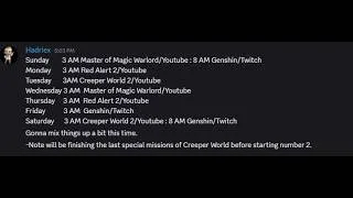 Thumbnail: Schedule
