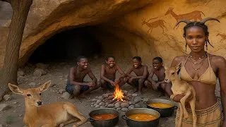 Thumbnail: Intense DIK-DIK Antelope HUNT & Cooking with Hadzabe Tribe Ancient Bushmen