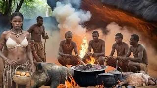 Thumbnail: Wild Cooking With the Hadza - Secrets of Traditional Bush Meals | Hadza land