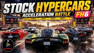 Thumbnail: STOCK Hypercars Acceleration Battle | Forza Horizon 6